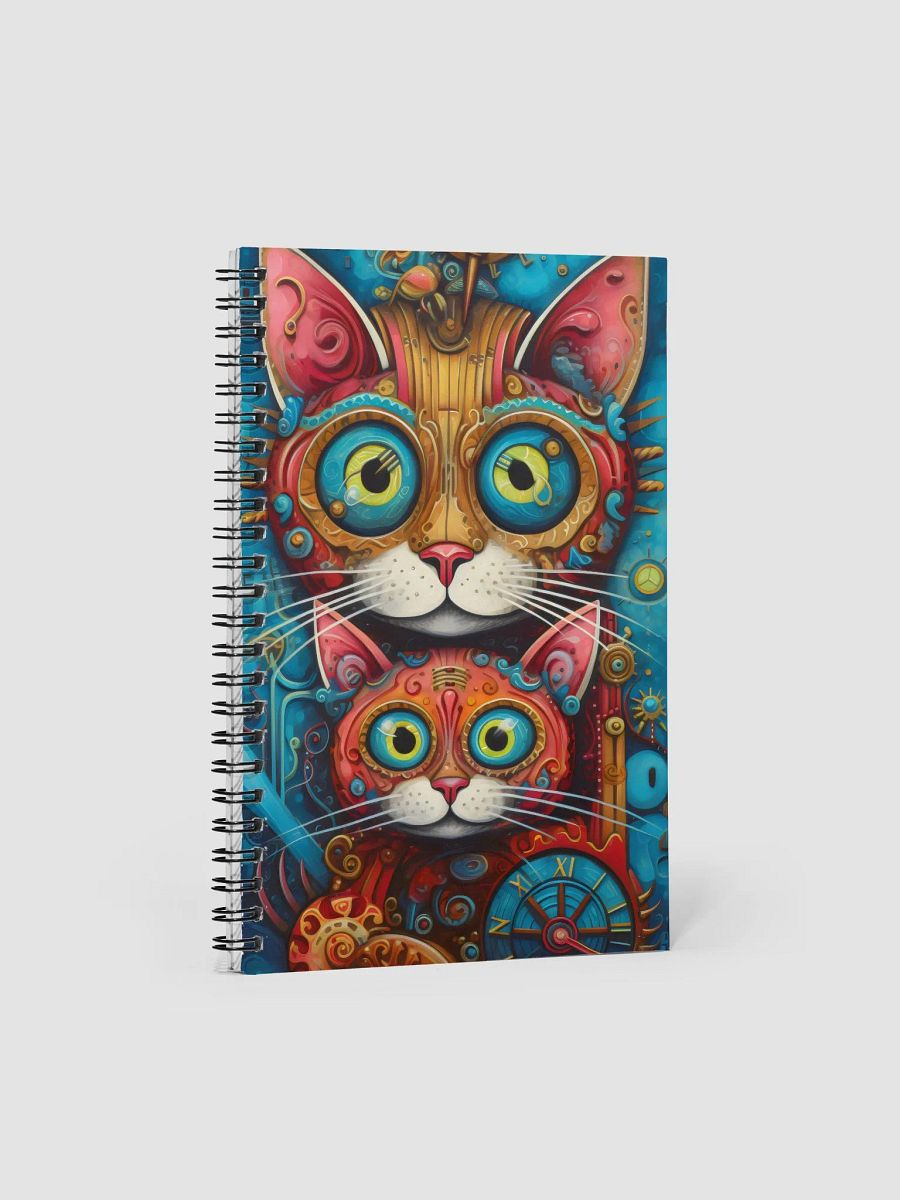Steampunk Cats Spiral Notebook product image (1)