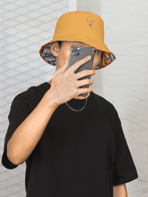 Reversible Dancing Warrior Painted Bucket Hat product image (2)