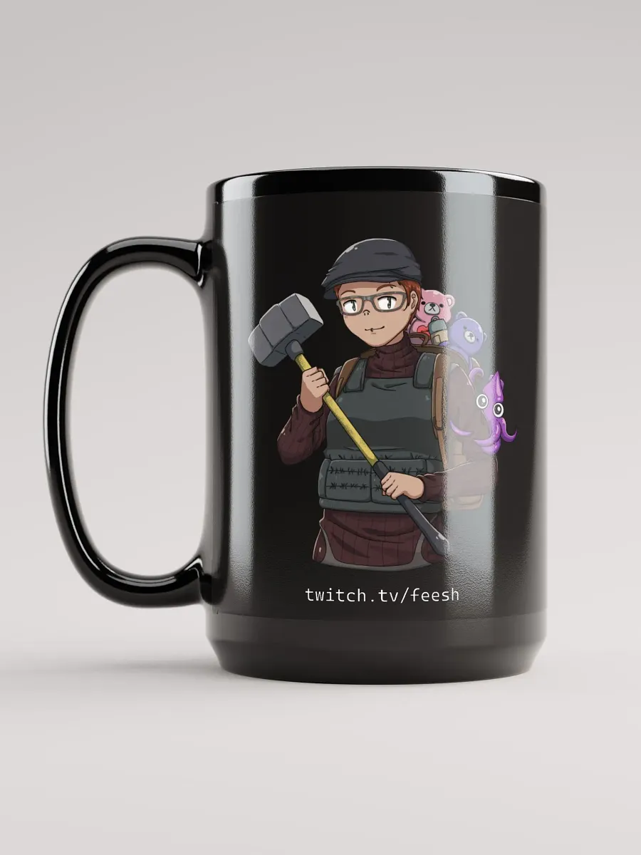 Diane Coffee Mug [black 15oz] product image (6)