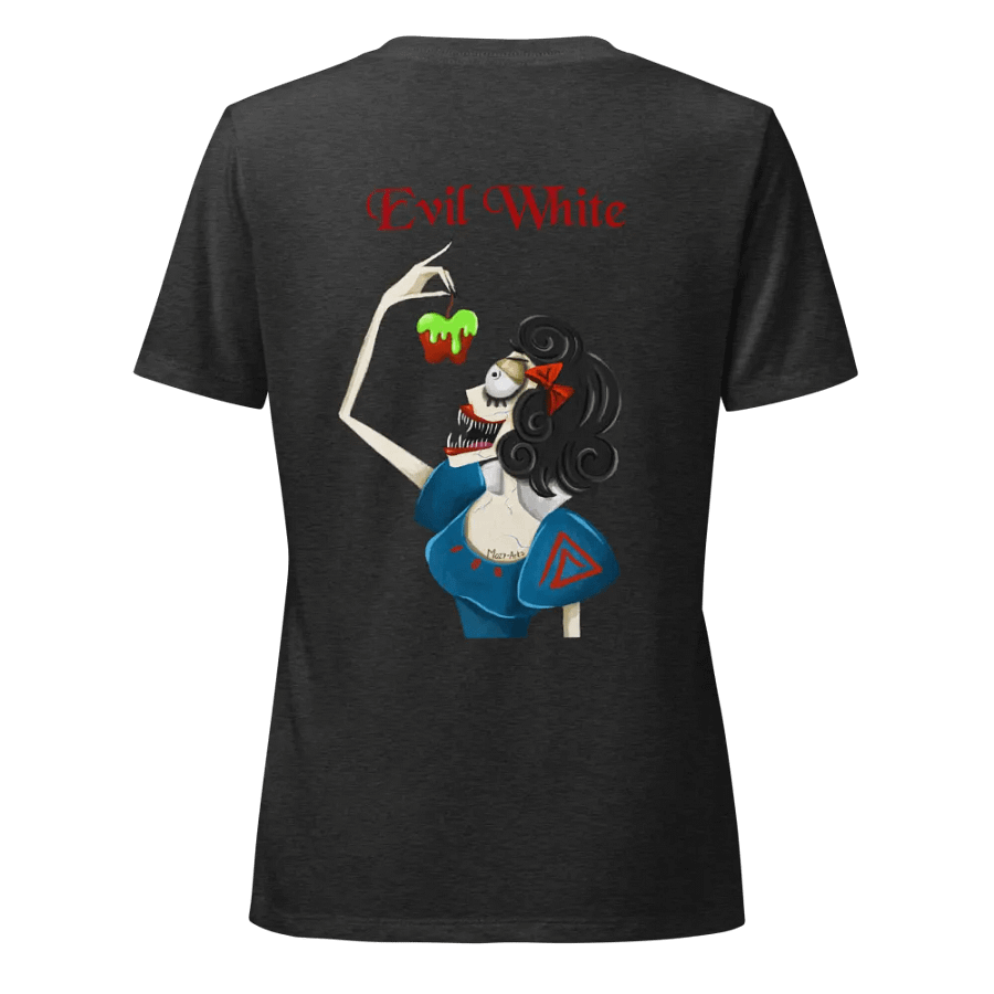 Evil Snow White V Neck Graphic Printed T-shirt product image (1)