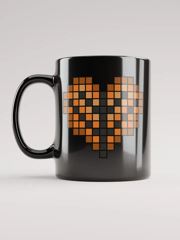 Fall Heart Black Glossy Mug product image (1)