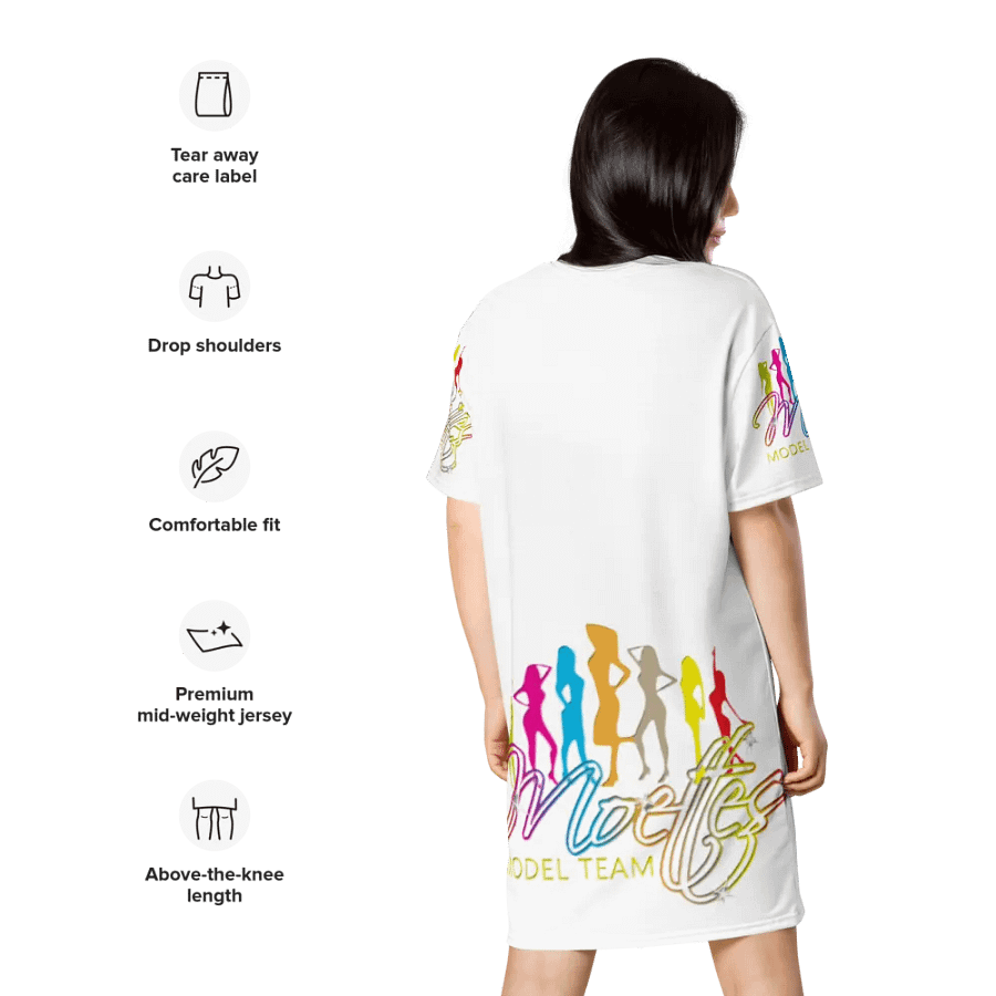 MOETTES PASSION WHT T SHIRT DRESS product image (10)