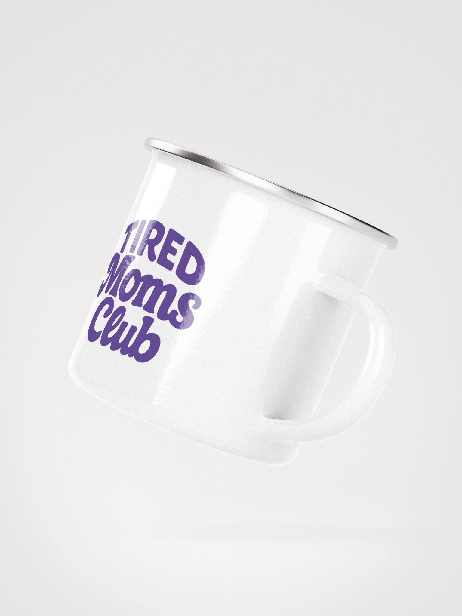 Tired Moms Club Enamel Mug product image (3)