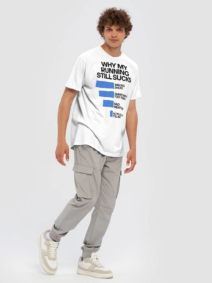 Descending Blue Rectangles T-Shirt product image (2)