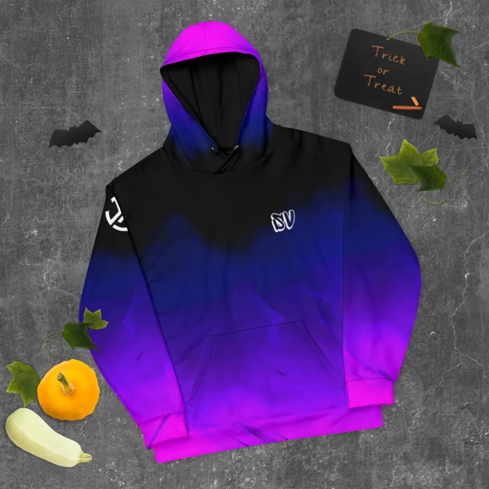STRAIGHT VIBIN TROLLDAMORT TOJI WORM JJK NEON COLOR FADE HOODIE product image (9)