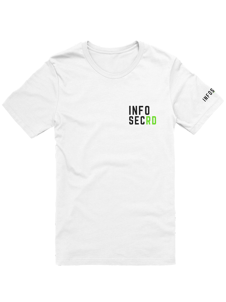 InfoSecRD White T-shirt product image (1)