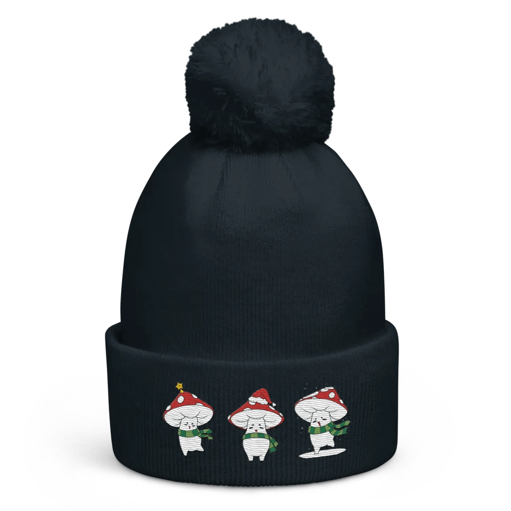 Grugmas Embroidered Pompom Beanie ❄️ product image (2)