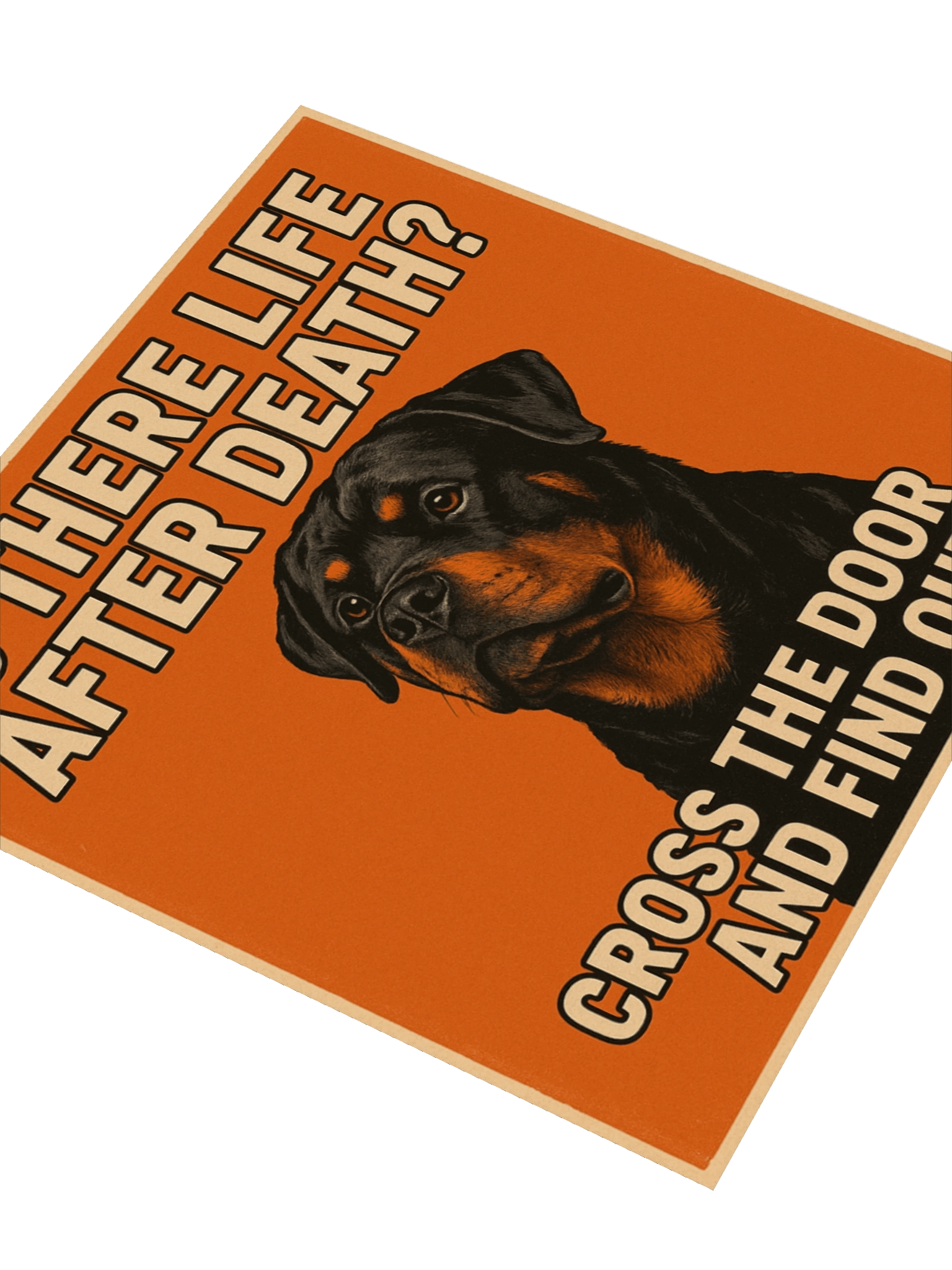 Is there Life After Death? Rottweiler Sticker product image (7)