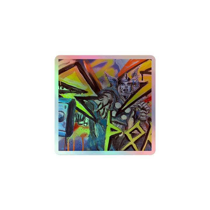 Thor Thunder Bolts Holographic Sticker Sheet product image (1)