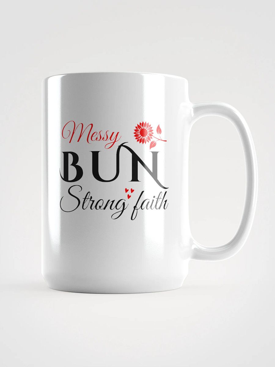 Strong Faith White Glossy Ceramic Mug. product image (1)