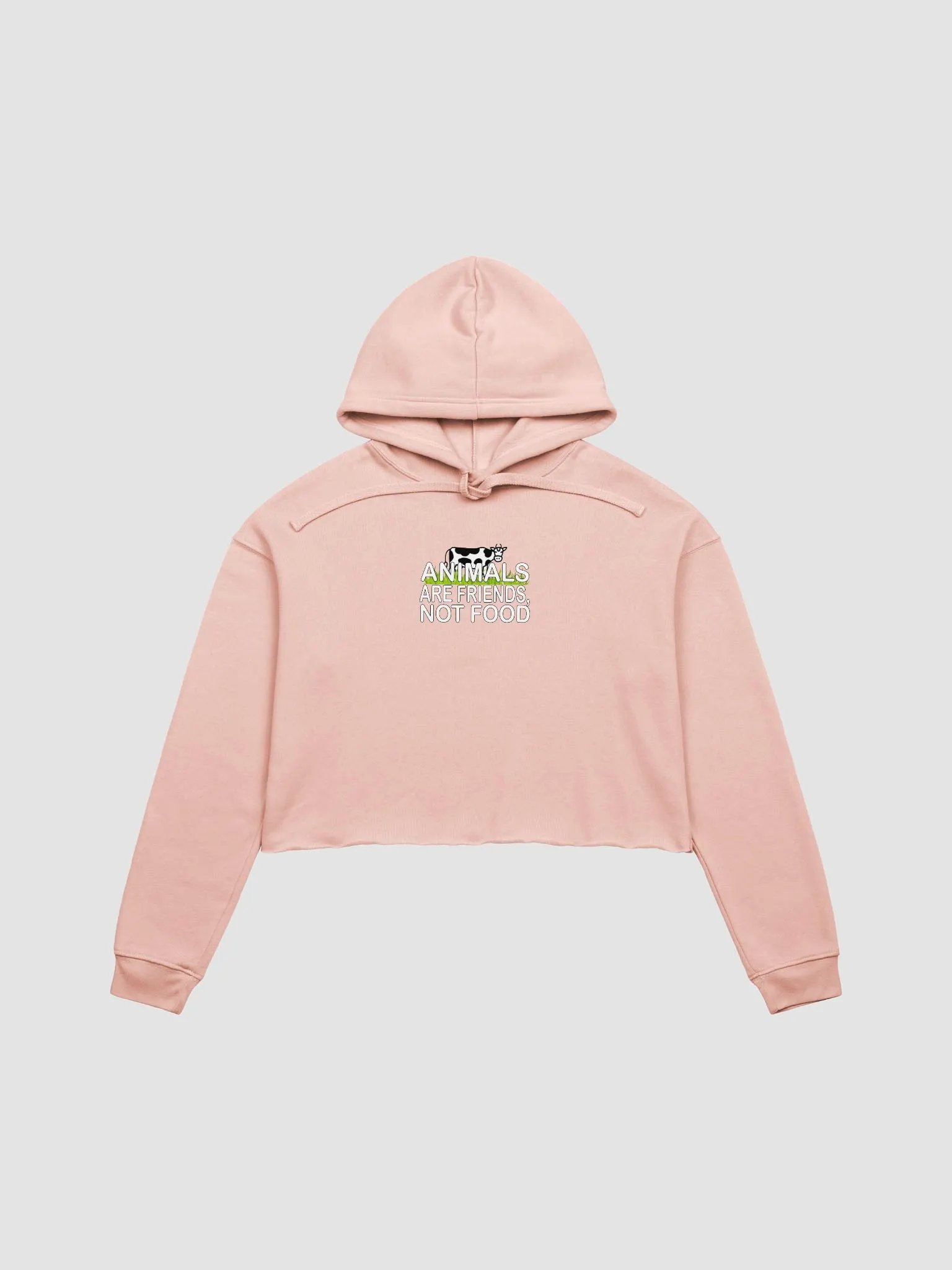 Animals Are Friends Crop Hoodie product image (1)