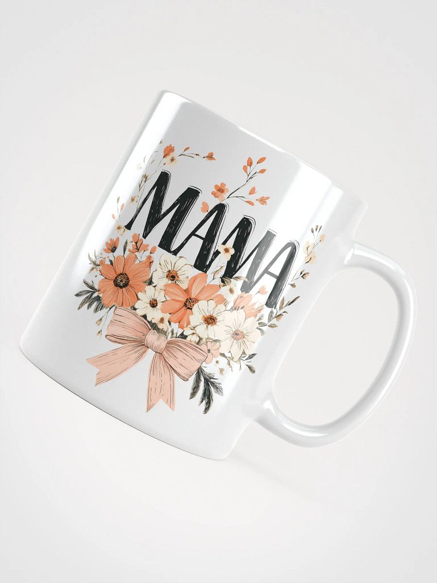 Floral Mama White Glossy Mug product image (12)