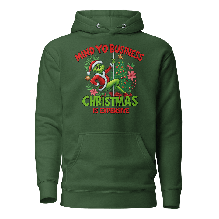Festive Pole Dancing Santa Hoodie product image (1)