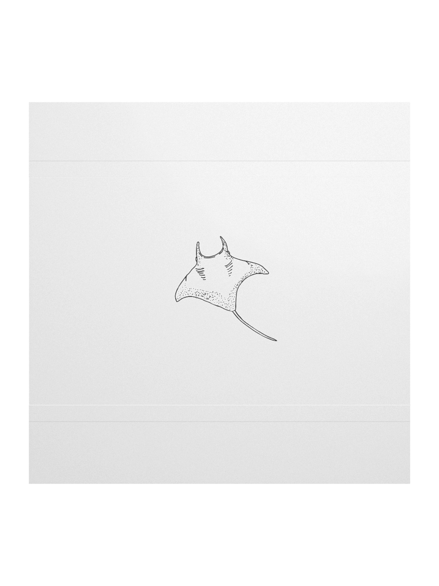 Majestic Manta Ray Vinyl Stickers product image (1)