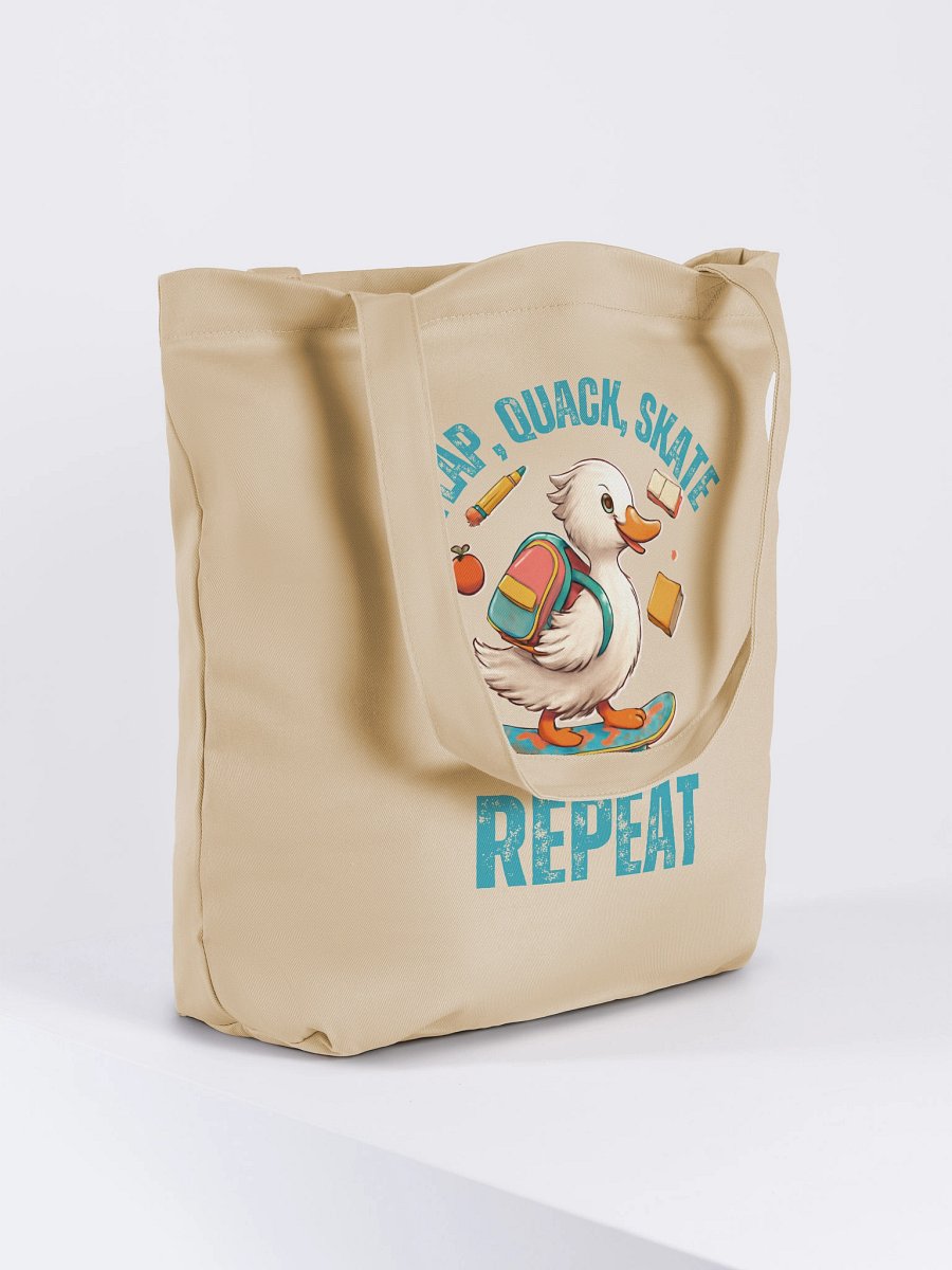 flap, quack, skate, repeat tote bag product image (8)