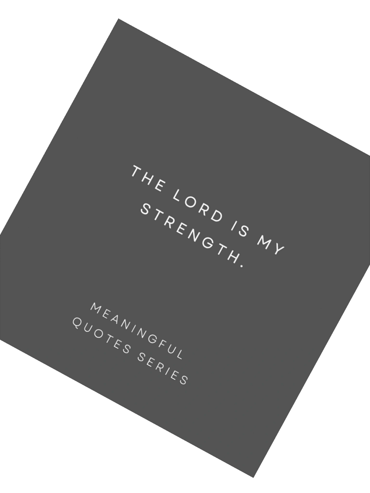 The Lord Is My Strength. product image (2)