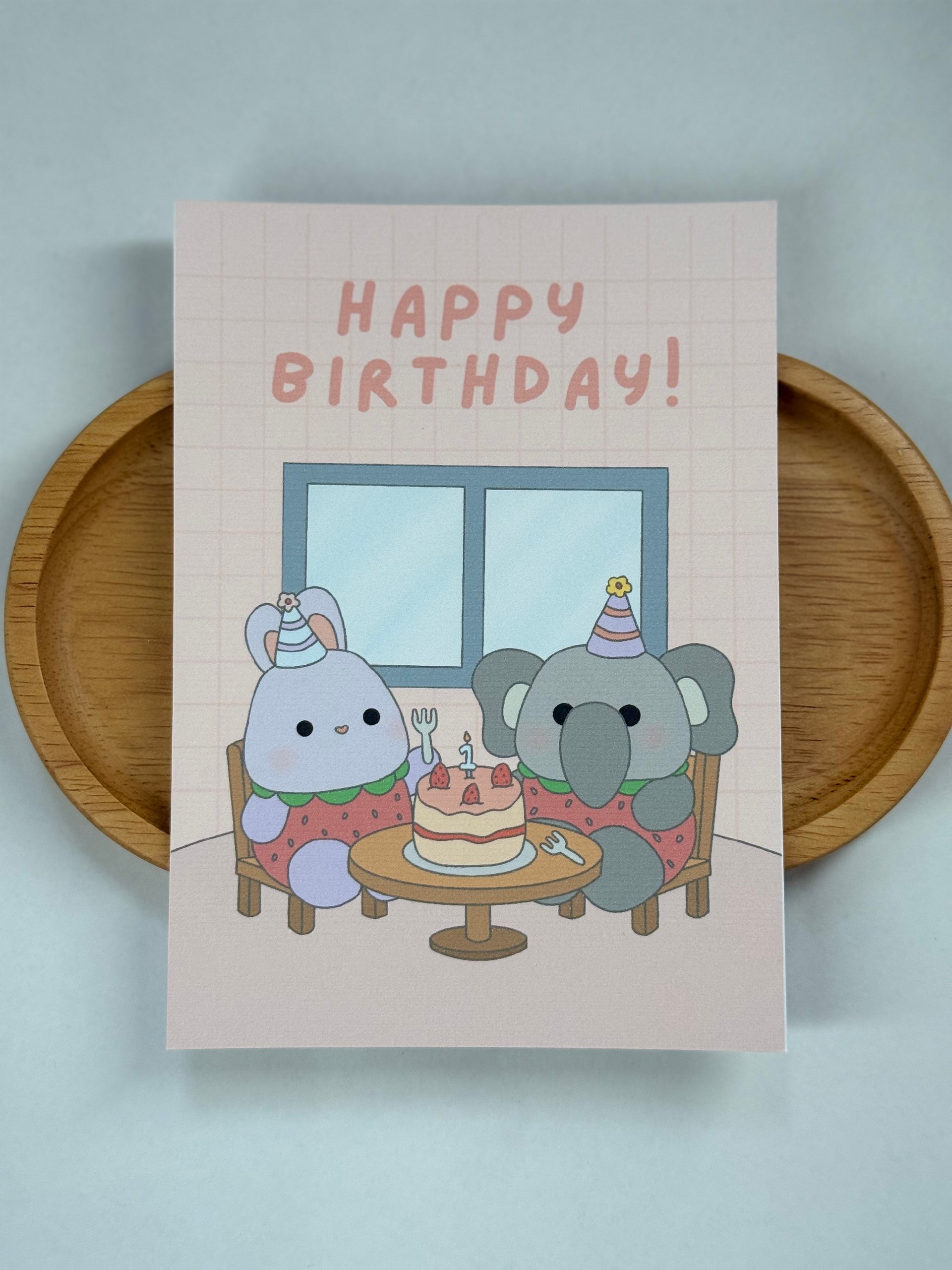 Berry Bliss Birthday Postcard product image (1)