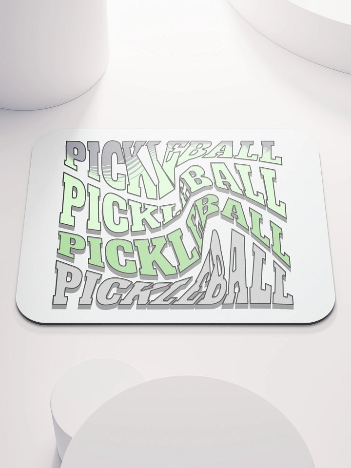 Swirl Pickleball Ripple Effect Mouse Pad product image (1)