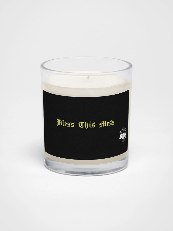 "Bless This Mess" Unscented Mood Candle product image (1)