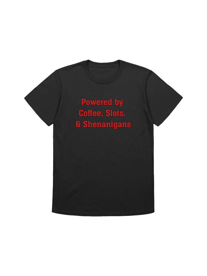 The Vegas Fuel Tee – Powered by Coffee, Slots, & Shenanigans product image (1)