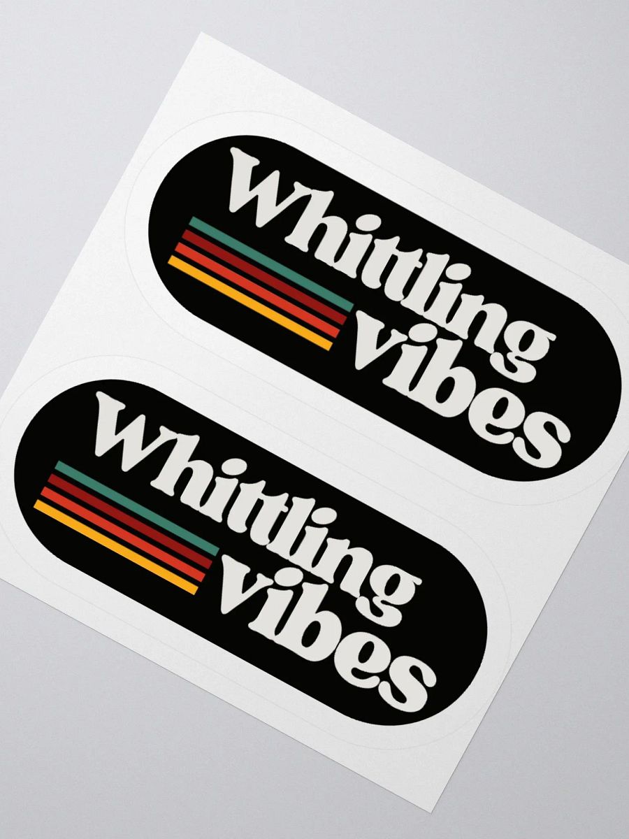 Whittling Vibes Sticker product image (2)
