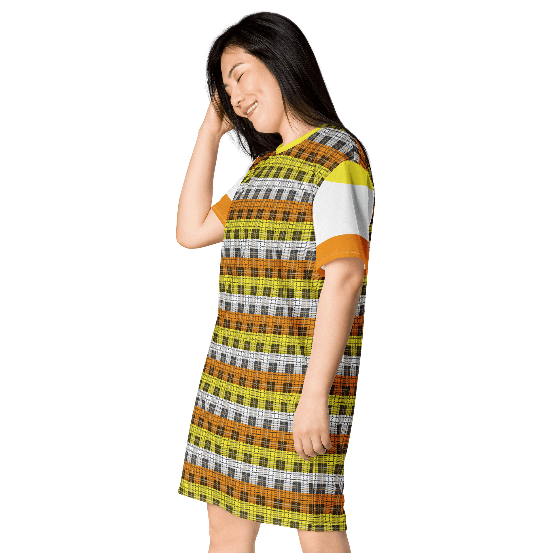 Maverique Pride Plaid T-shirt Dress product image (3)