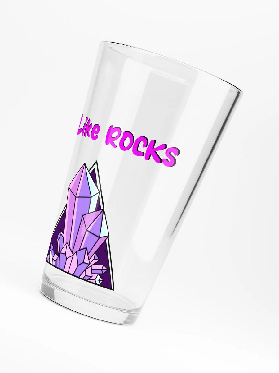 I Like Rocks Pint Glass product image (4)