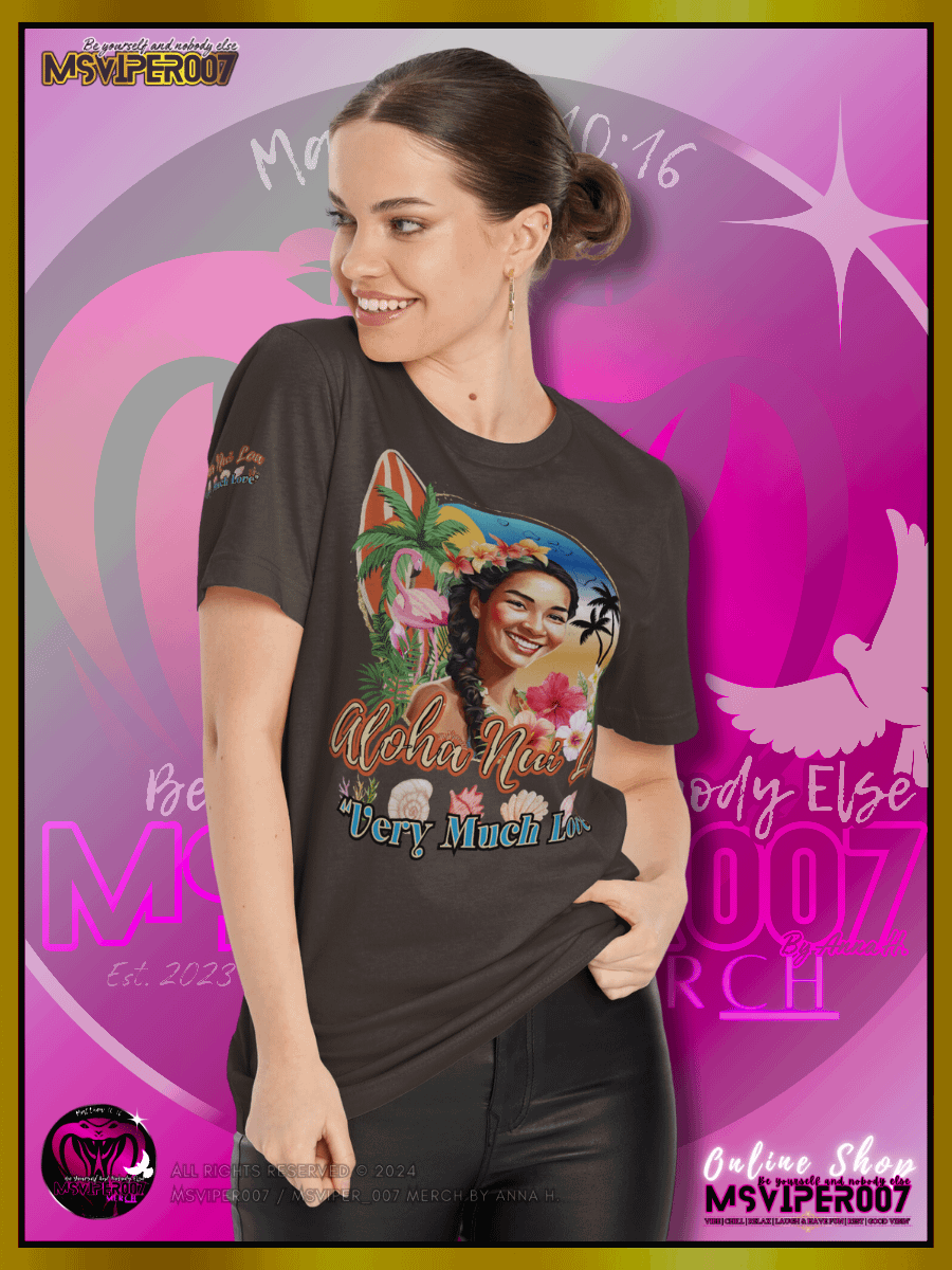 T-Shirt - MsViper007's "Aloha Nui (V2) Loa" Comfort T-shirt by Anna H. product image (4)