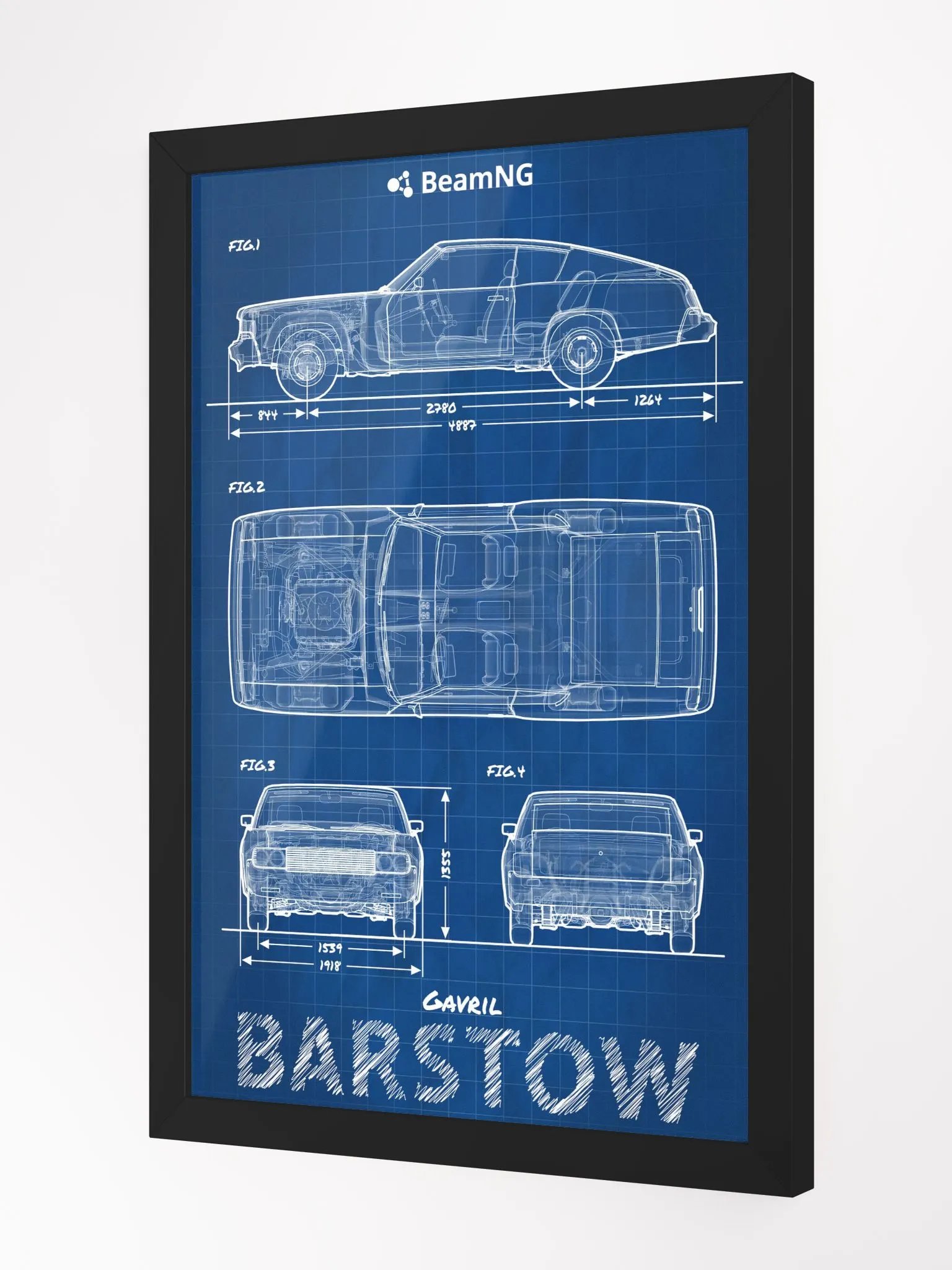 Framed Poster: Gavril Barstow Blueprint product image (3)