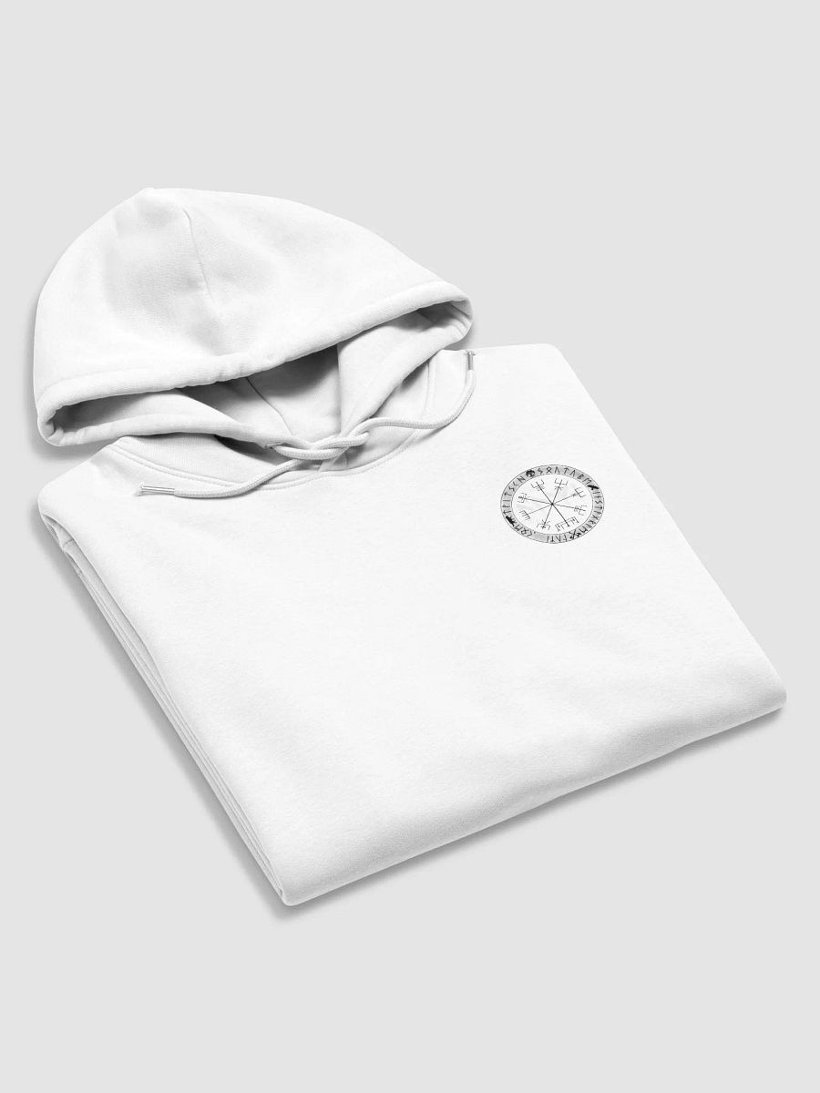 Nordische Runen | Schwarzer Vegvísir | Essential Eco Hoodie product image (11)