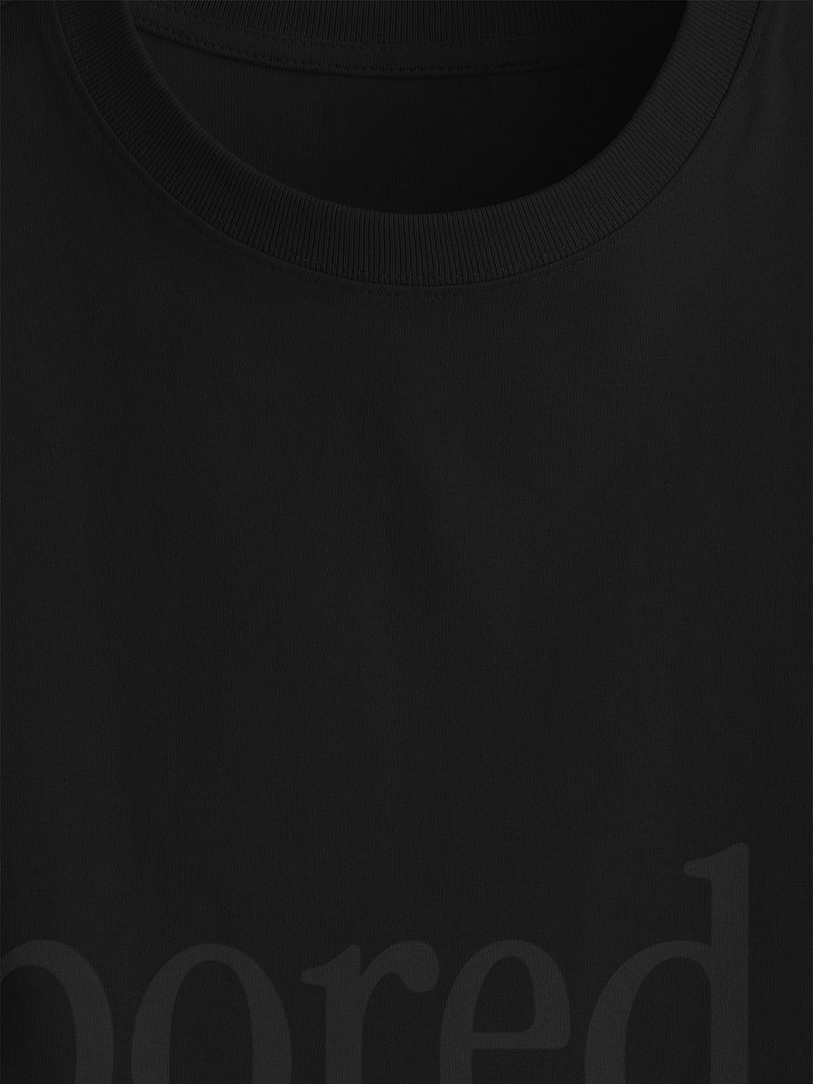 Big Bored (In Black) - A Premium Relaxed Fit DTG Printed Tee product image (2)