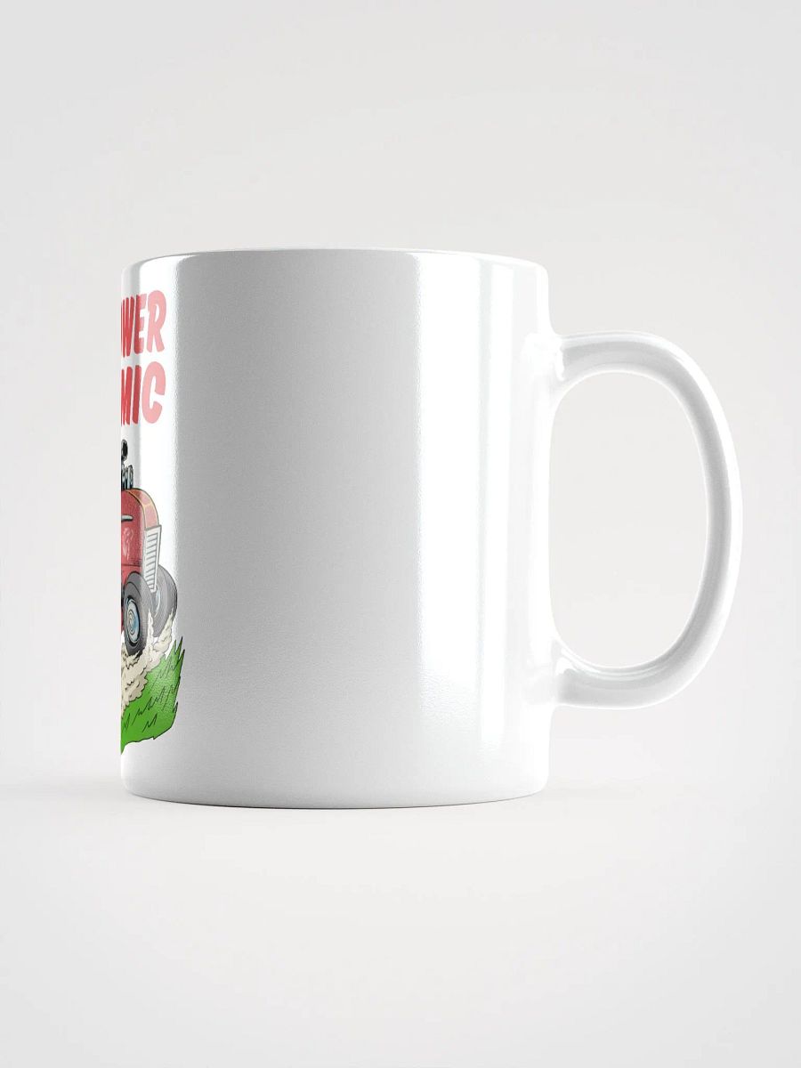 Lawnmower Mic | Glossy White Mug product image (2)
