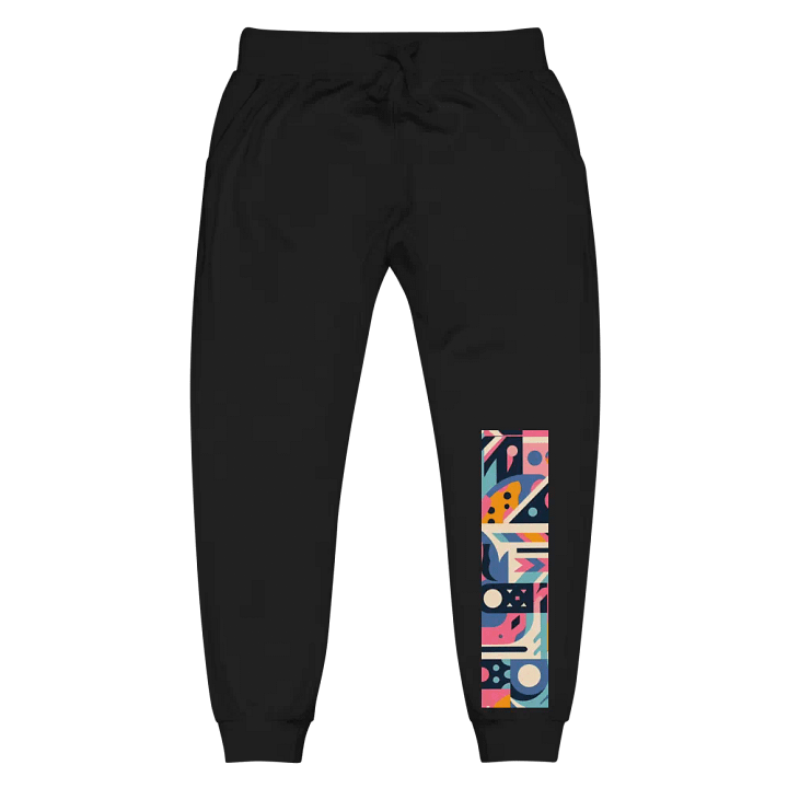 Funky Fusion: Cutout Collage: Unisex Fleece Joggers product image (1)