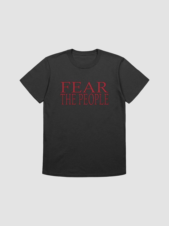 Fear The People - 01 - Red - Gildan Unisex Softstyle T-Shirt product image (2)