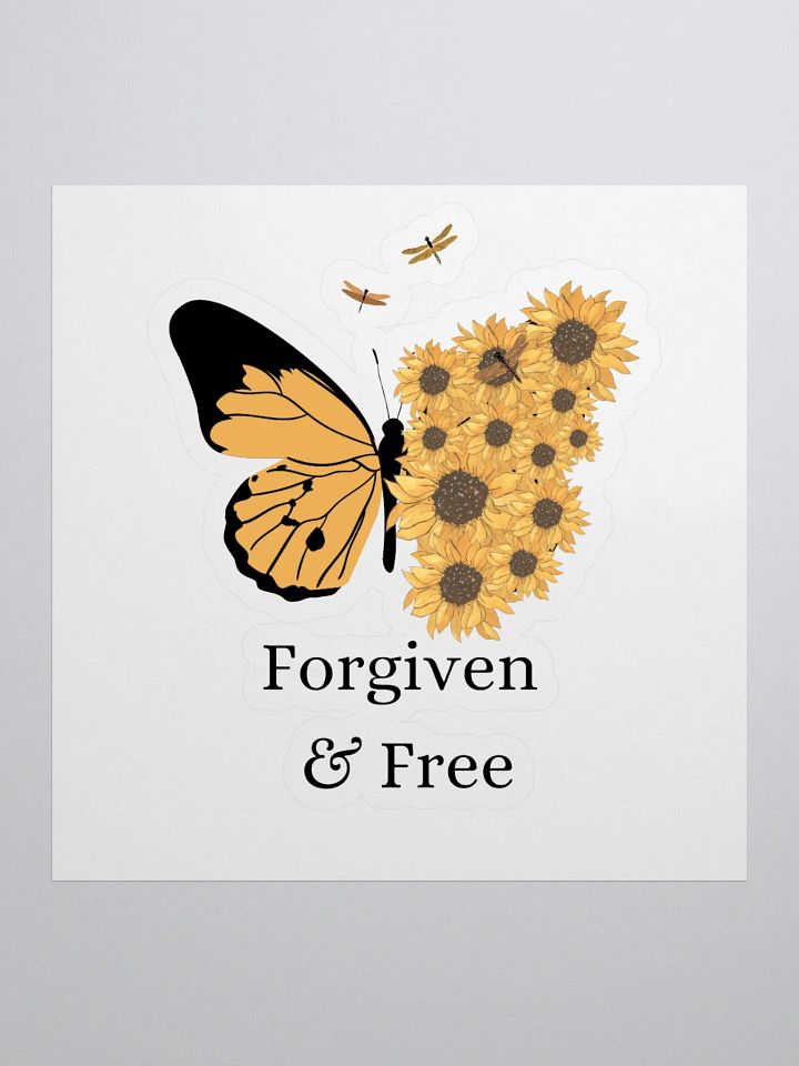 Forgiven & Free Kiss Cut Stickers product image (1)