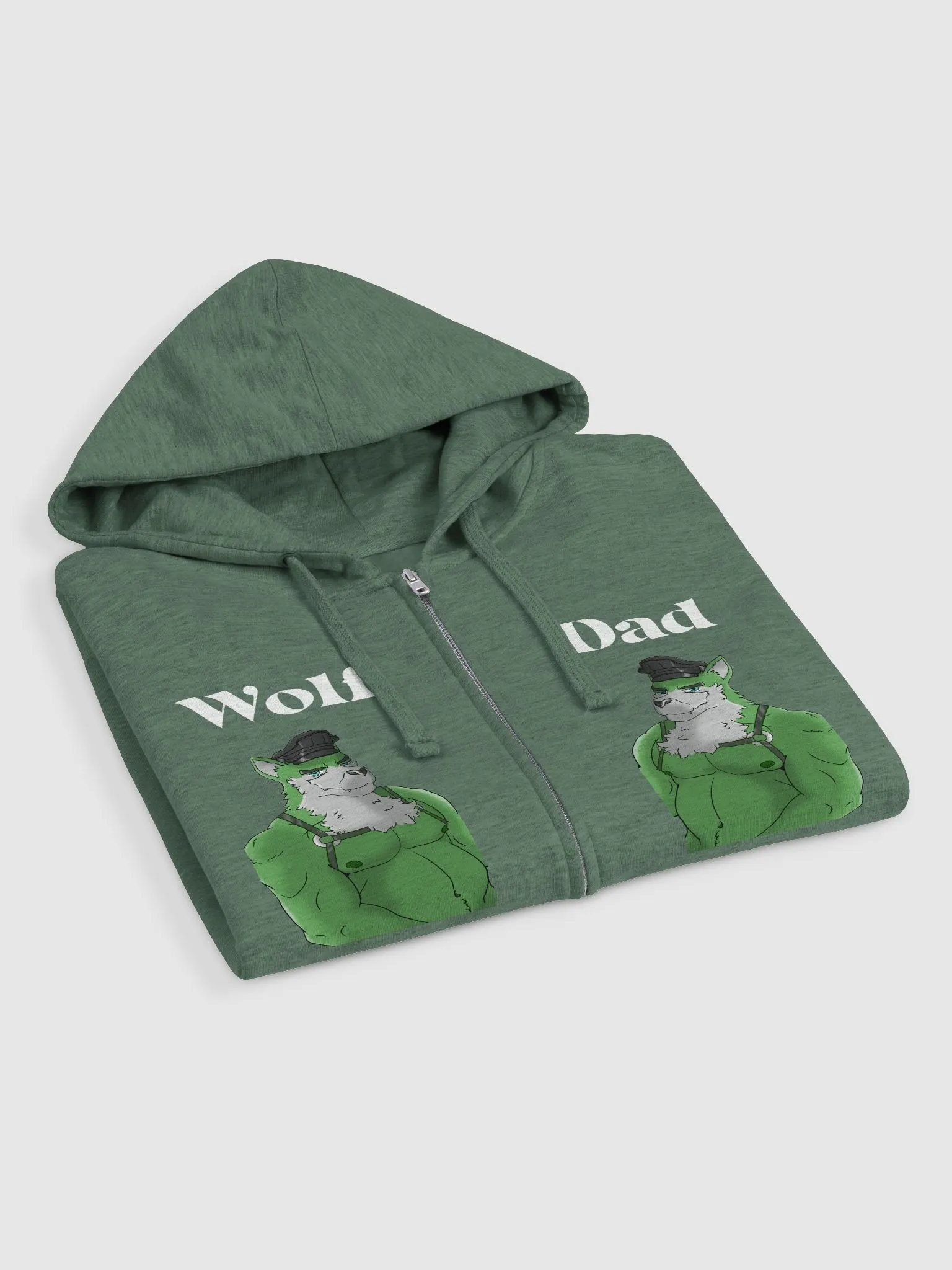 Wolf Dad Zip Hoody product image (11)