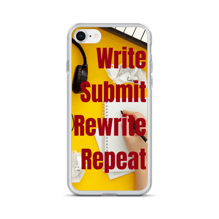 Write, Submit, Rewrite, Repeat iPhone Case product image (20)