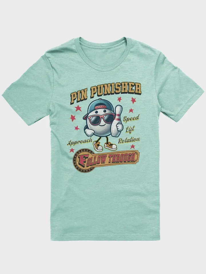 Pin Punisher Bowling Ball Graphic T-Shirt product image (19)