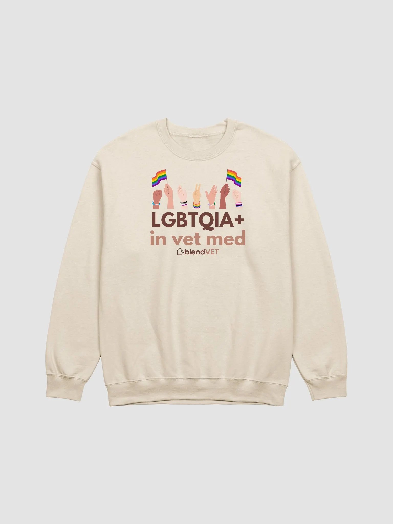 LGBTQIA+ in Vet Med Crewneck Sweatshirt product image (1)