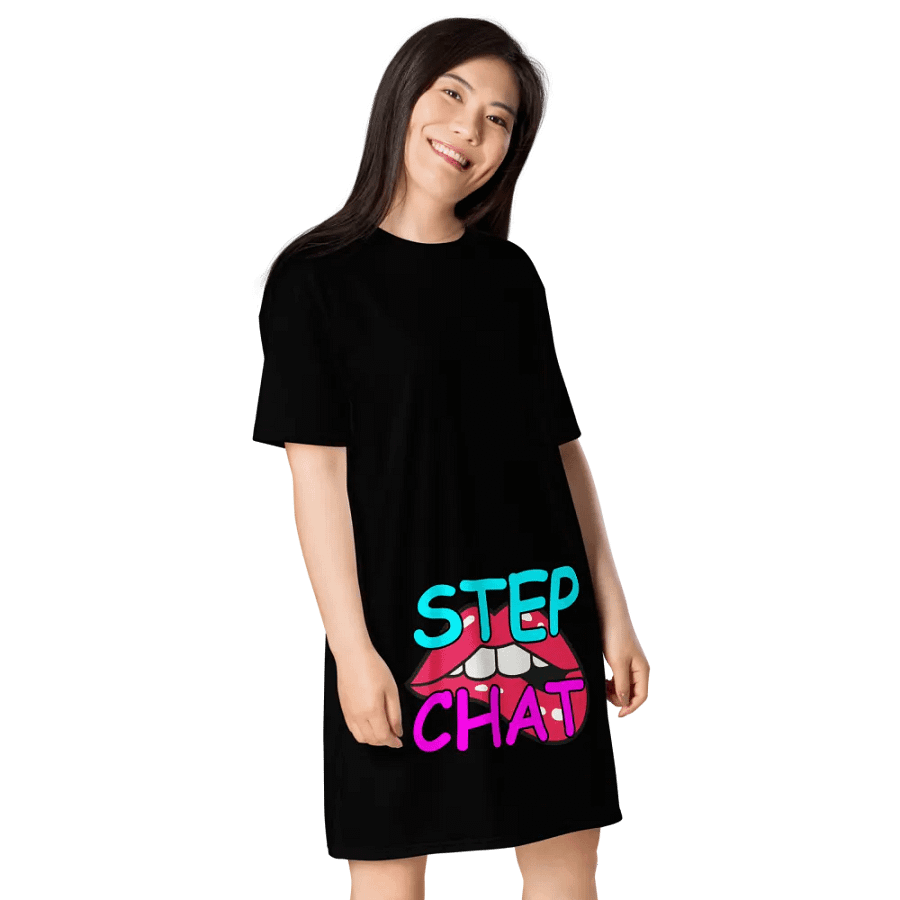 Naughty Stepchat Dress T-Shirt (Black) product image (12)