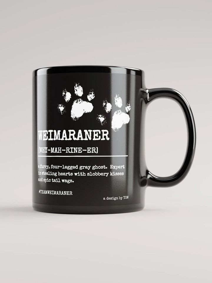 Definition of Weimaraner - Black Glossy Mug product image (1)