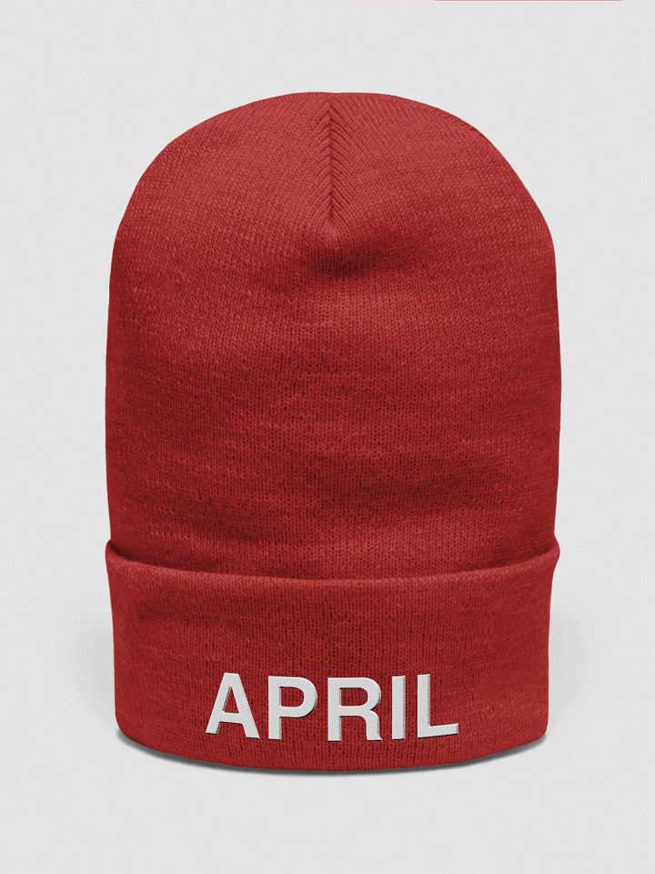 APRIL Name Beanie product image (2)