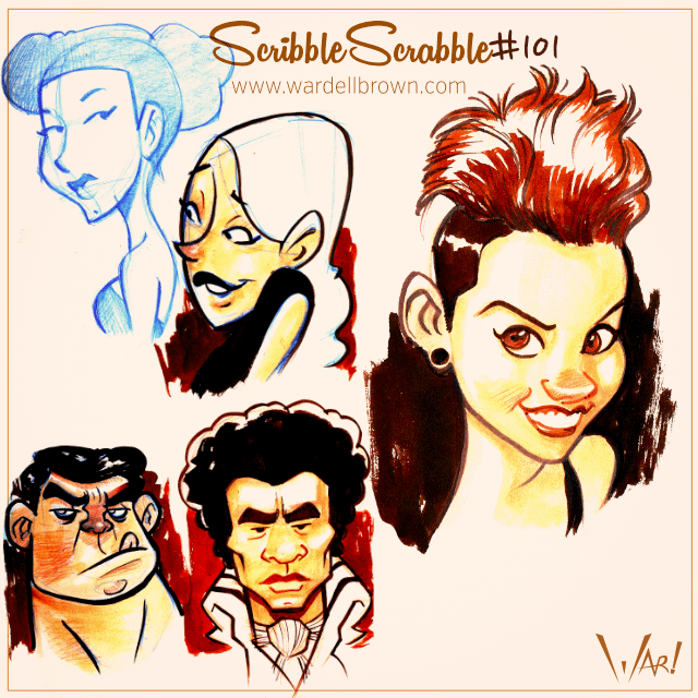 Scribble Scrabble Volume 1 - Collection of Sketches product image (5)