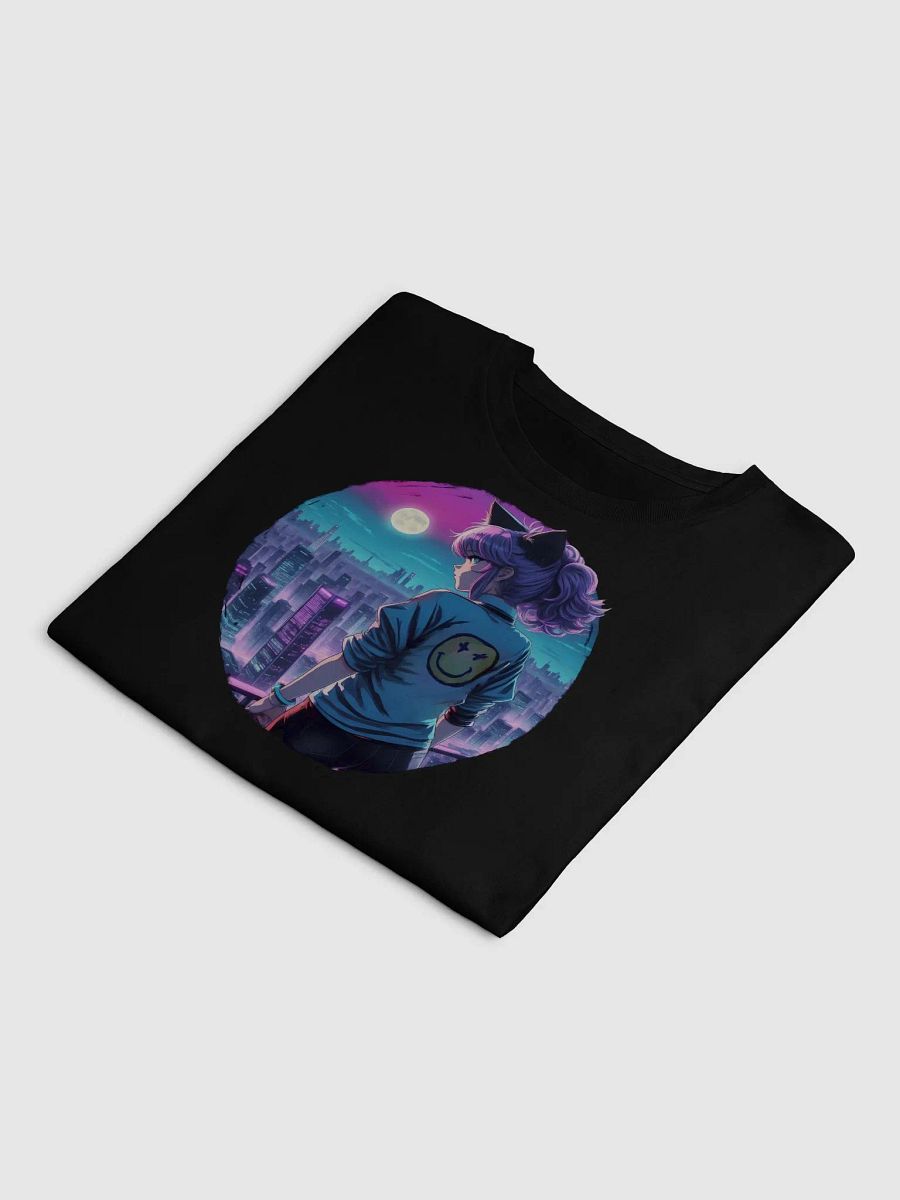 Anime Catgirl Rooftop (AS Colour Women's Premium Crop Top) product image (60)
