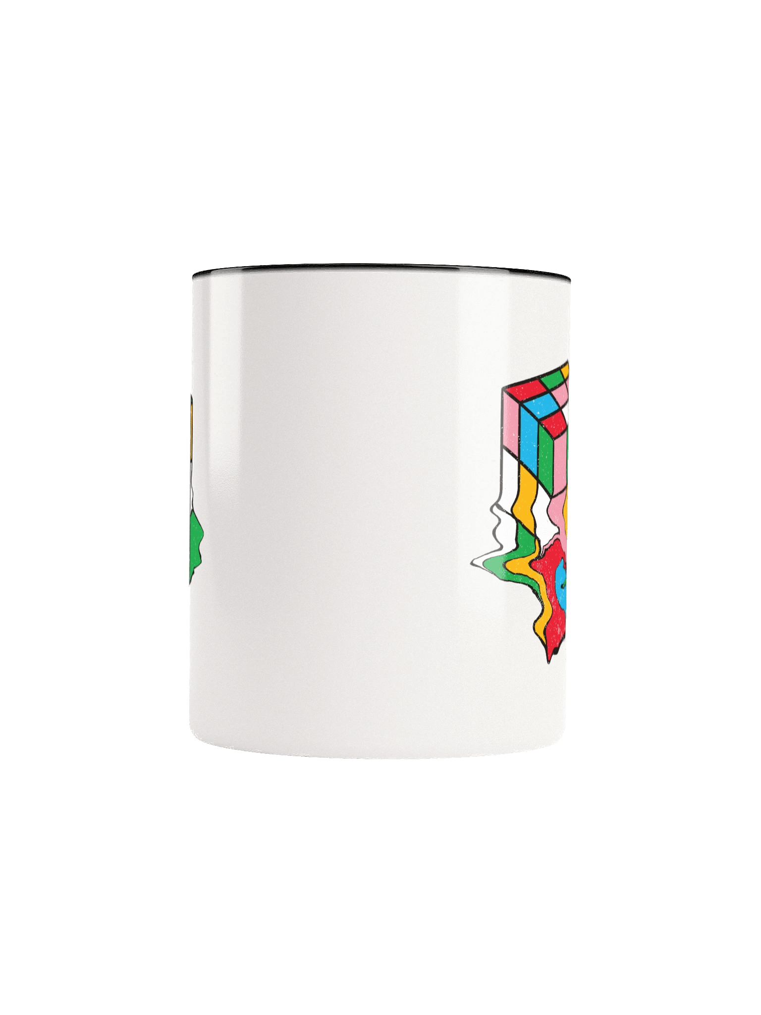 Melting Cube White Mug - Double Sided Print product image (10)