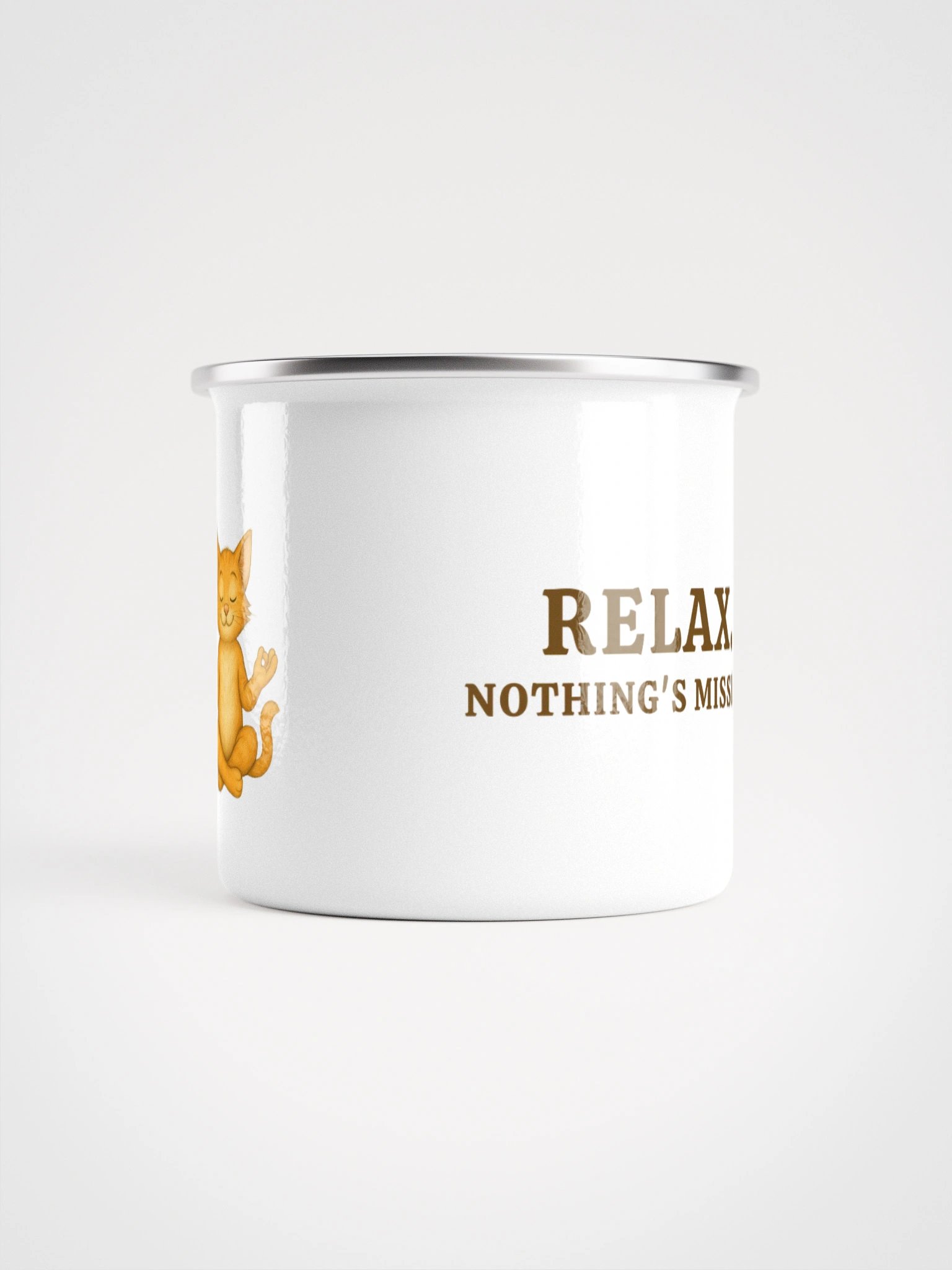 Vaikauri Cat Enamel Mug product image (2)