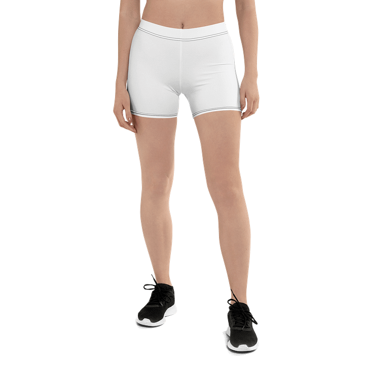 All-Over Print Shorts (Red On White) product image (1)