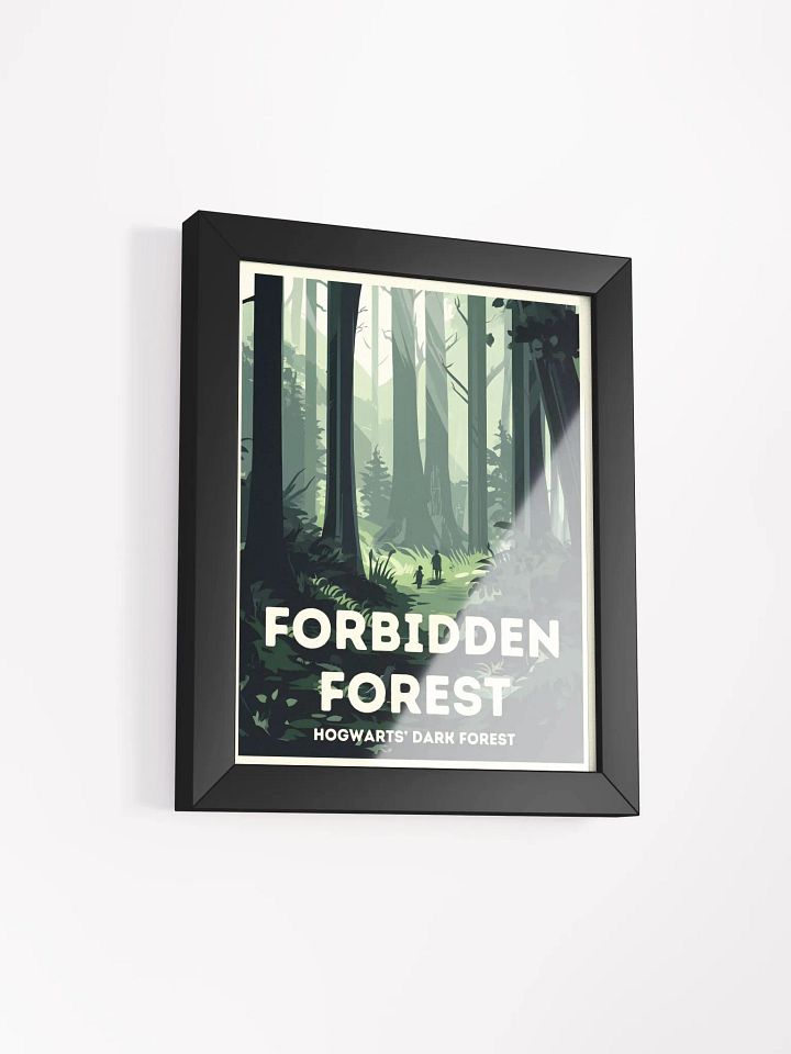 Forbidden Forest Vintage Travel Poster product image (2)