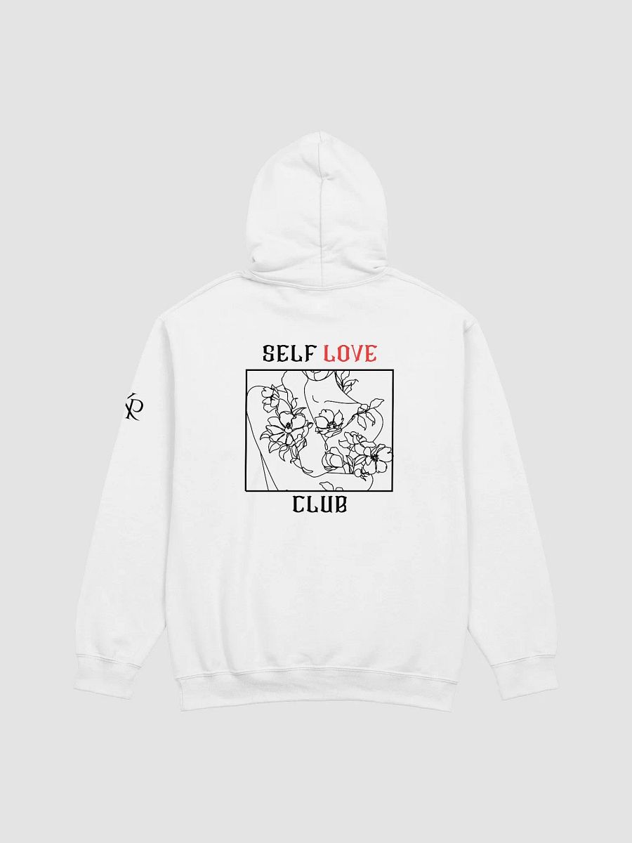 Self Love Club Hoodie - Red & White product image (2)