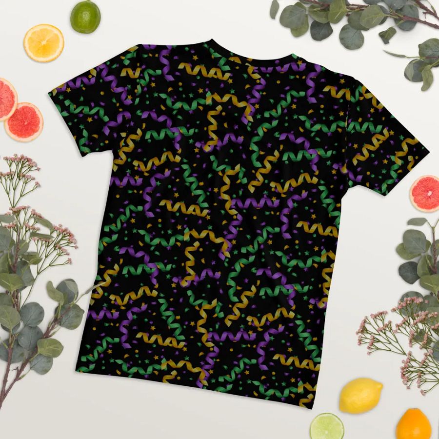 Mardi Gra All Over Print T-shirt product image (9)